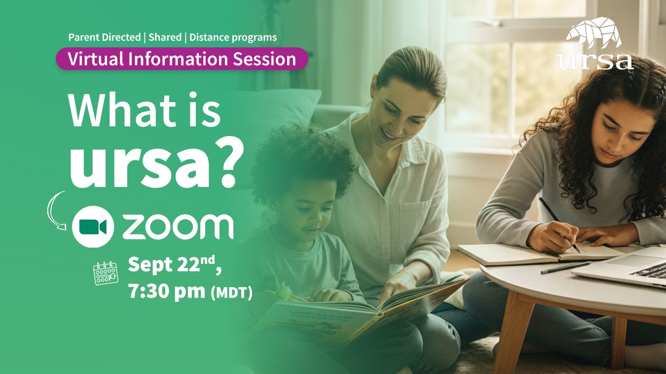 What is ursa - Sept 22 A conceptual image of a family at home, doing home education.