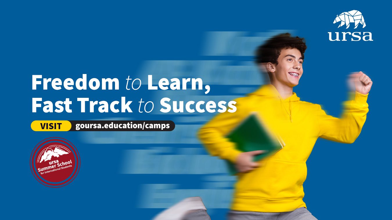 ursa Summer School A poster that speaks on camps offered by ursa. ursa offers an affordable, world-class, and safe summer camp with the Canadian Rockies serving as a breathtaking backdrop for discovery – all united by a spirit of adventure.